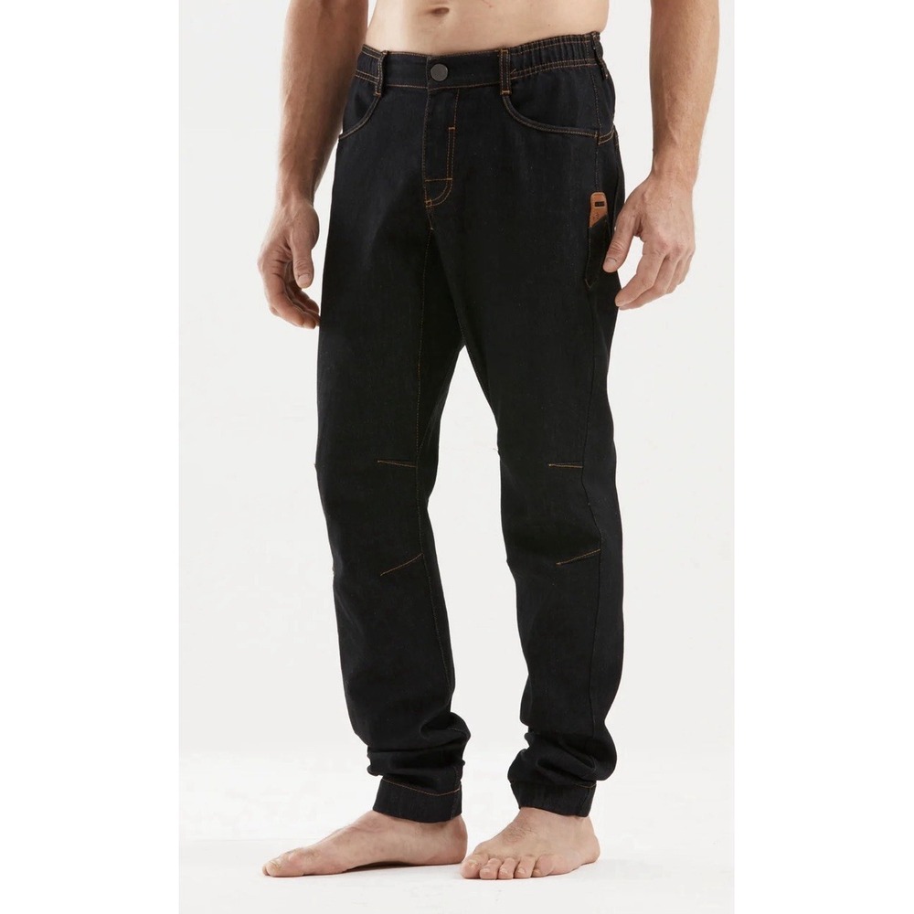 E9 Planet APE9 Denim Climbing Pants Sz XS. Made In Italy. Orig $125! Gorpcore